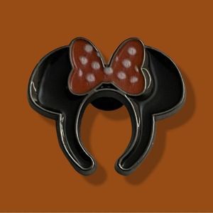 Minnie Mouse metal apple watch charm